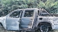 Incendie spectaculaire d’un véhicule en pleine circulation près de Lambaréné
