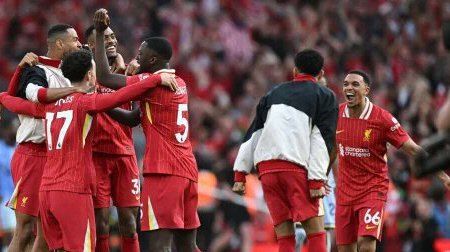 Premier league : Liverpool écrase Tottenham et s’adjuge son 20e titre de champion
