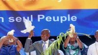 Oligui Nguema participe à une journée de prière œcuménique au Palais des Sports
