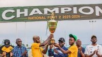 National Foot 2&nbsp;: Les miniers de Mounana sacrés champions 2026, Missile FC remonte en D1, Moulili FC recalé
