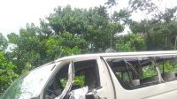 Oyem&nbsp;: Une collision entre un mini-bus et un camion fait un blessé grave
