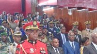 Brice Clotaire Oligui Nguema à l’installation du premier président de la Cour des comptes
