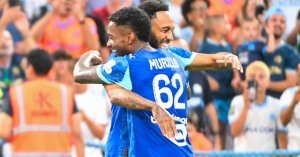 Marseille vs Aston Villa&nbsp;: Aubameyang claque un doublé pour son retour en France