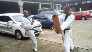 Taekwondo police&nbsp;: 67 agents de l’état-major de police d’intervention du Gabon opérationnels