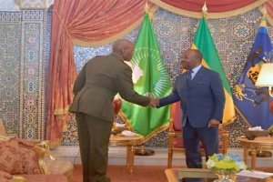 Ali Bongo s’entretient avec le général Michael E. Langley d’Africom