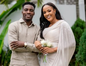 Malick Evouna s’est marié à l’état civil avec sa compagne Alexandra
