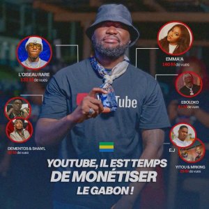 Musique&nbsp;: les artistes gabonais se mobilisent pour la monétisation YouTube en Afrique Francophone&nbsp;